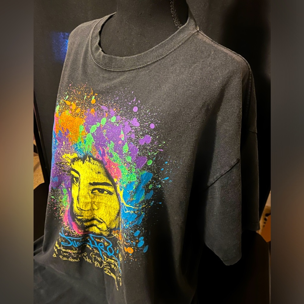 VINTAGE JIMMY HENDRIX T SHIRT- perfectly distressed over time, unisex❤️ - Picture 2 of 6